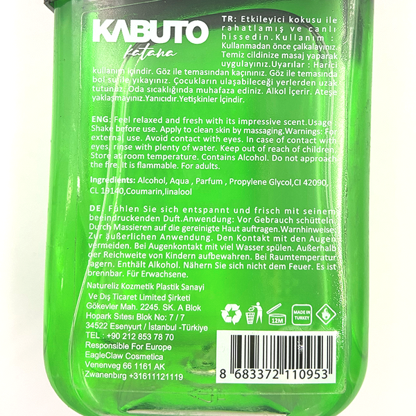 Scent Cologne Kaiyo 400ml